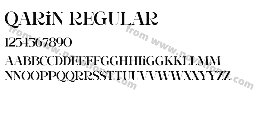 Qarin RegularPreview