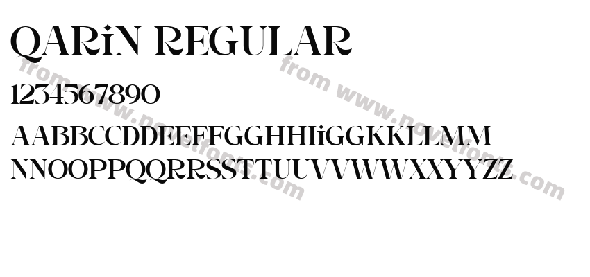 Qarin RegularPreview