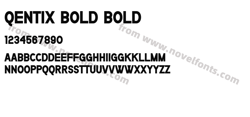 Qentix Bold BoldPreview