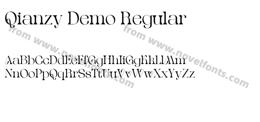 Qianzy Demo RegularPreview
