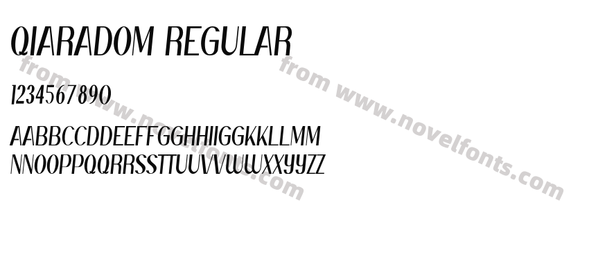 Qiaradom RegularPreview