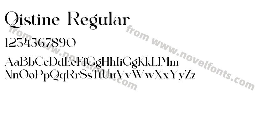 Qistine RegularPreview