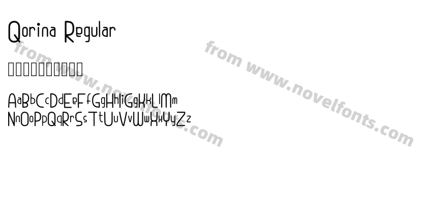 Qorina RegularPreview