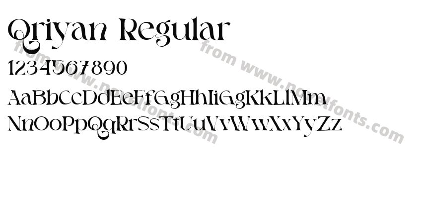 Qriyan RegularPreview