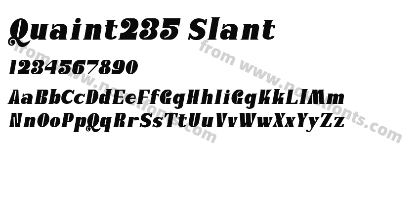 Quaint235 SlantPreview