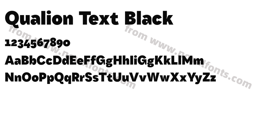 Qualion Text BlackPreview