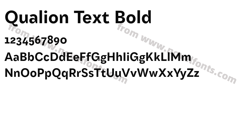 Qualion Text BoldPreview