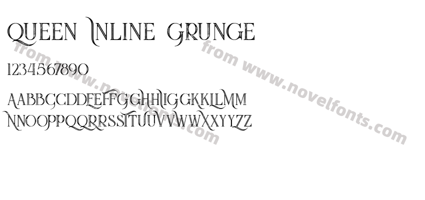 Queen Inline GrungePreview