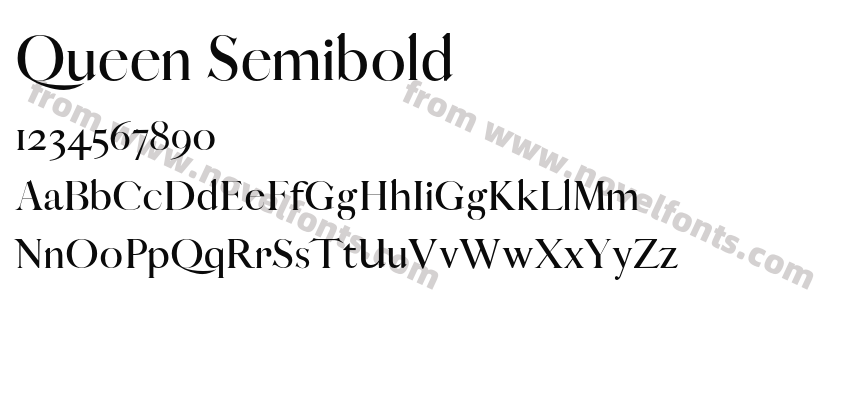 Queen SemiboldPreview