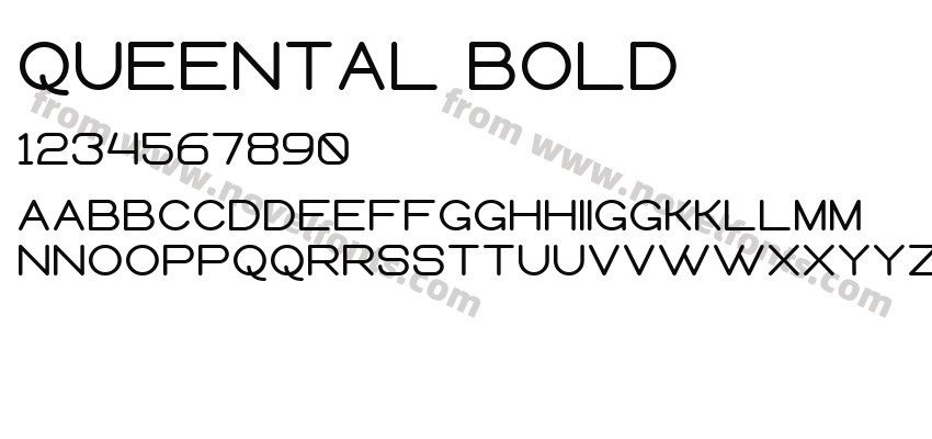 Queental BoldPreview
