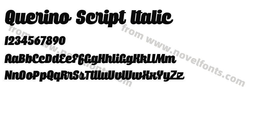 Querino Script ItalicPreview