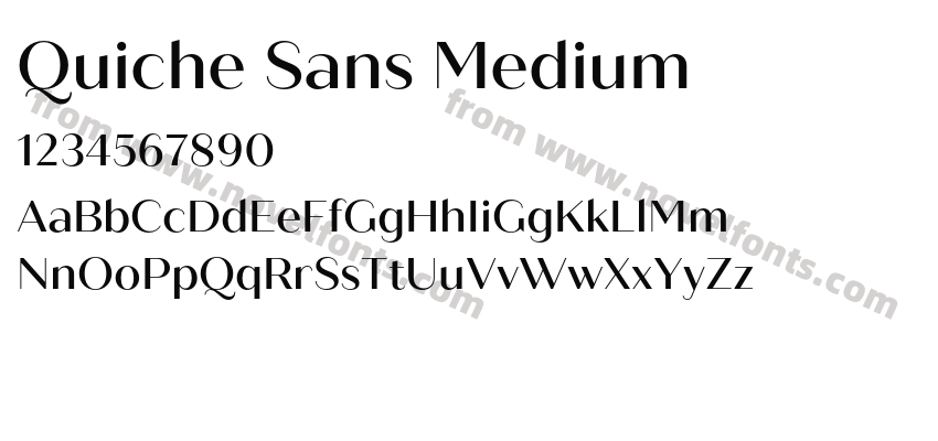 Quiche Sans MediumPreview