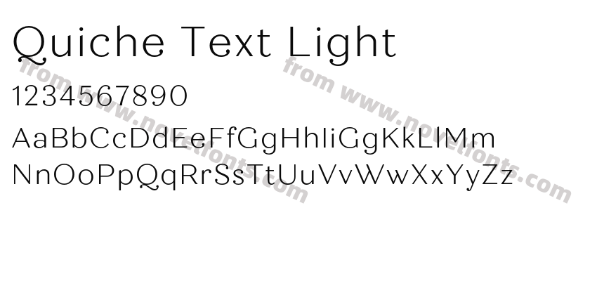 Quiche Text LightPreview