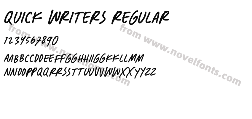 Quick Writers RegularPreview