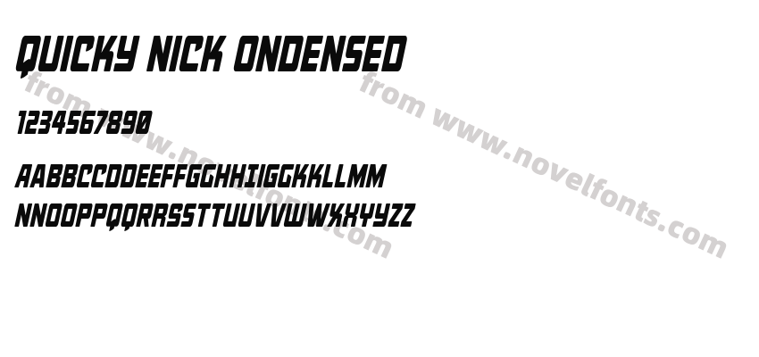 Quicky Nick ondensedPreview