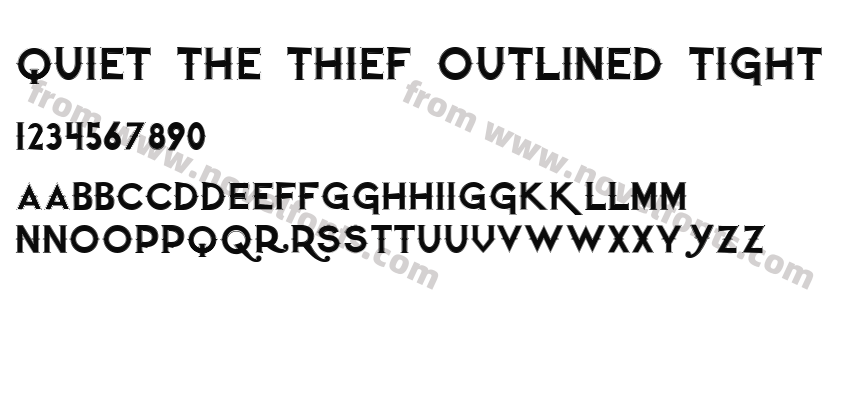 Quiet the Thief Outlined TightPreview