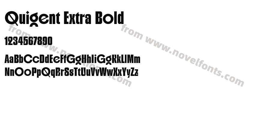 Quigent Extra BoldPreview