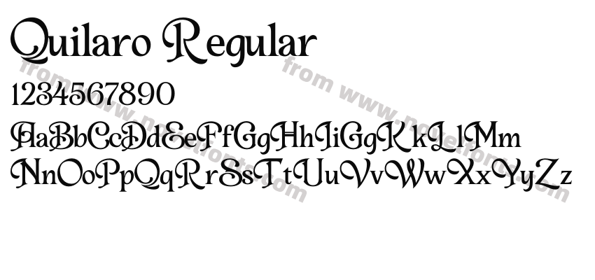 Quilaro RegularPreview