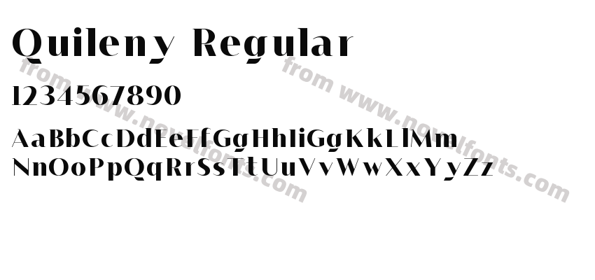 Quileny RegularPreview