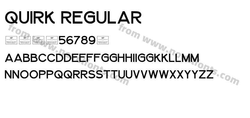 Quirk RegularPreview