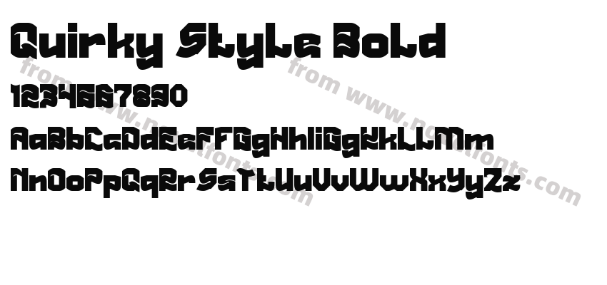 Quirky Style BoldPreview