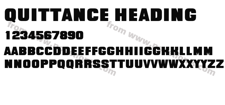 Quittance HeadingPreview