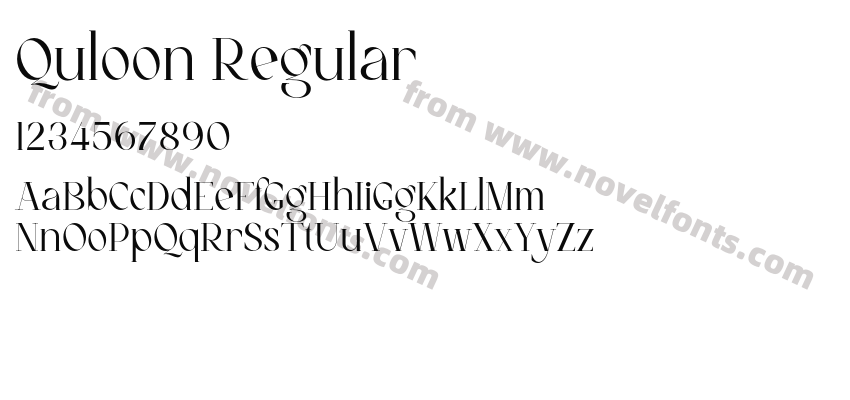 Quloon RegularPreview