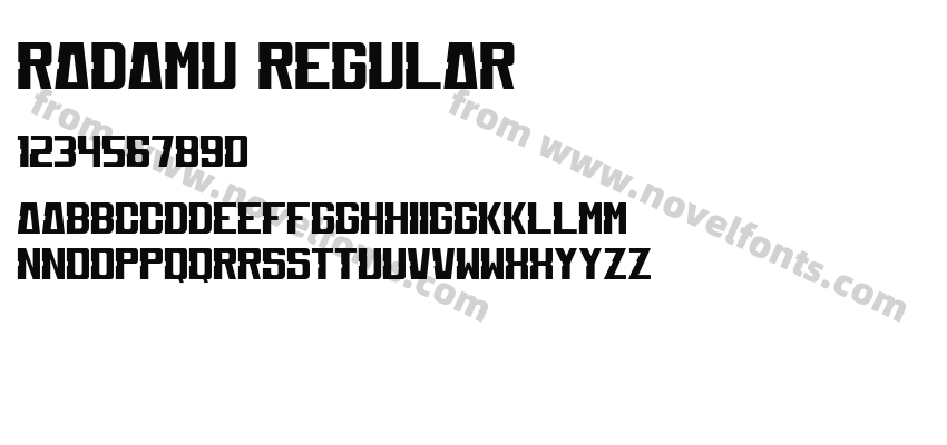 RADAMU RegularPreview