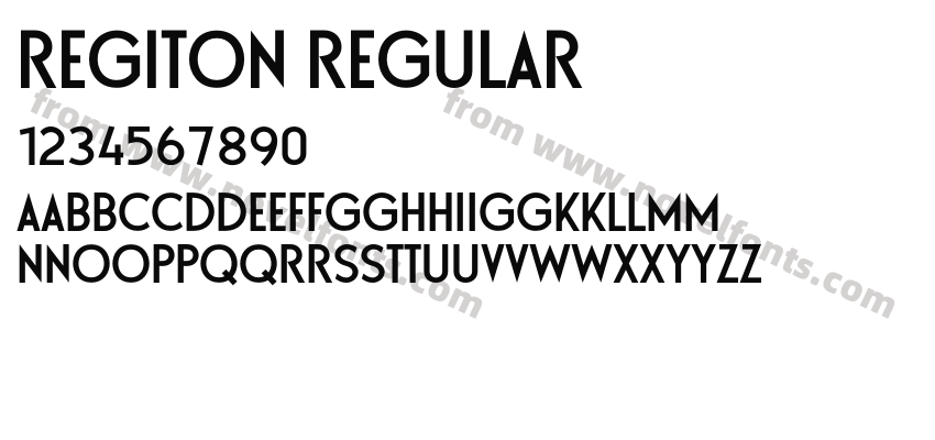 REGITON RegularPreview