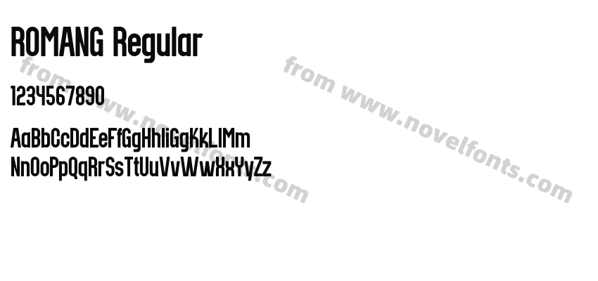 ROMANG RegularPreview