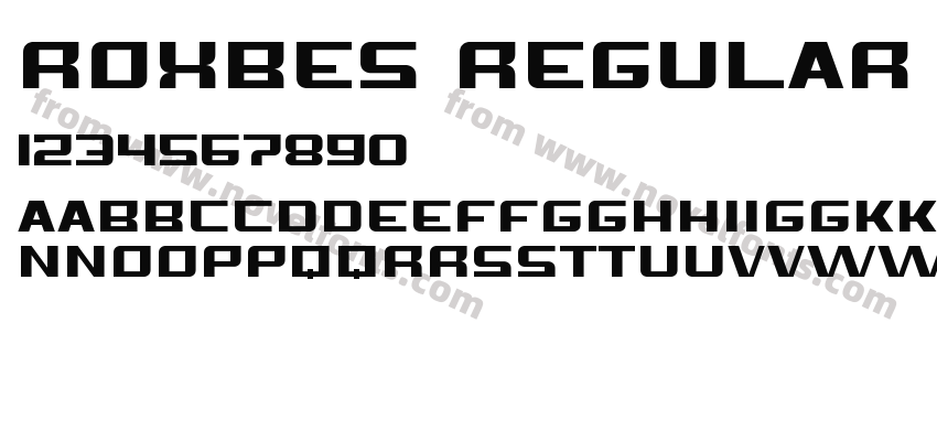 ROXBES RegularPreview