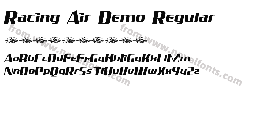 Racing Air Demo RegularPreview