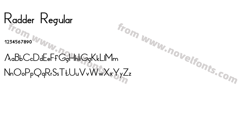 Radder RegularPreview