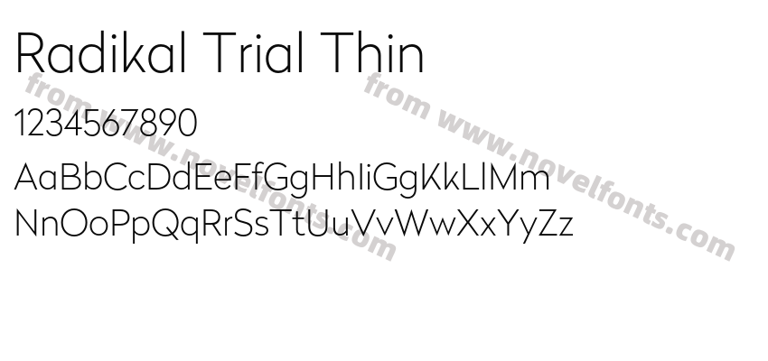 Radikal Trial ThinPreview