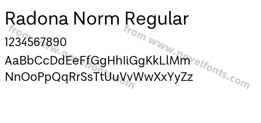 Radona Norm RegularPreview