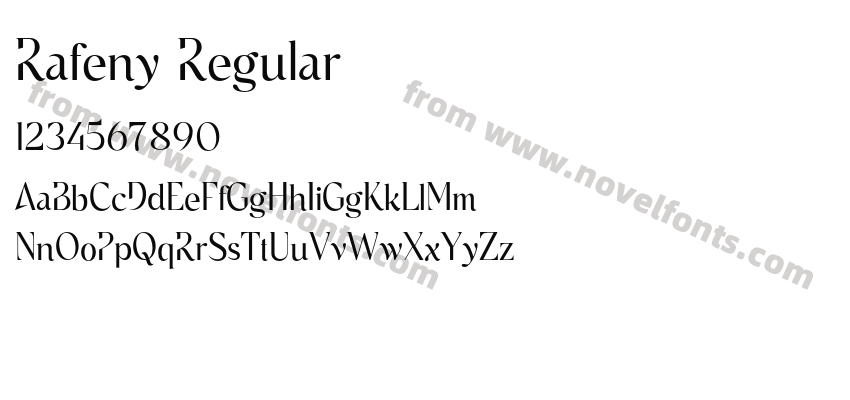 Rafeny RegularPreview