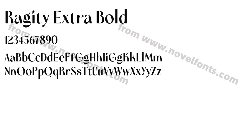 Ragity Extra BoldPreview