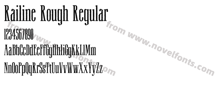 Railine Rough RegularPreview