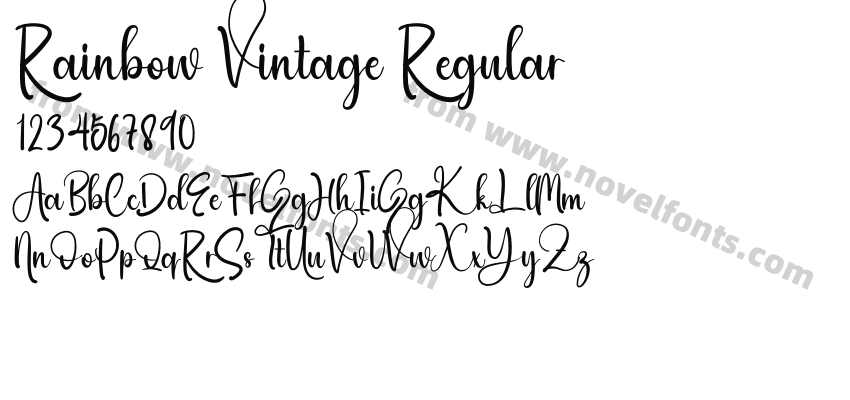 Rainbow Vintage RegularPreview