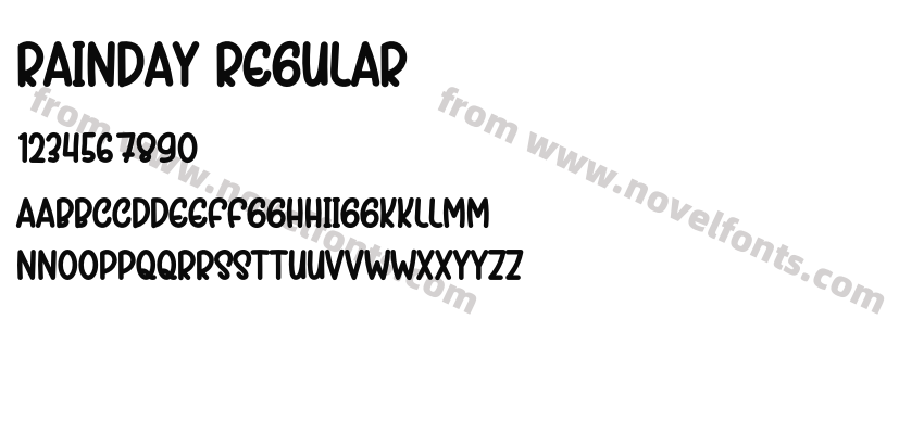 Rainday RegularPreview