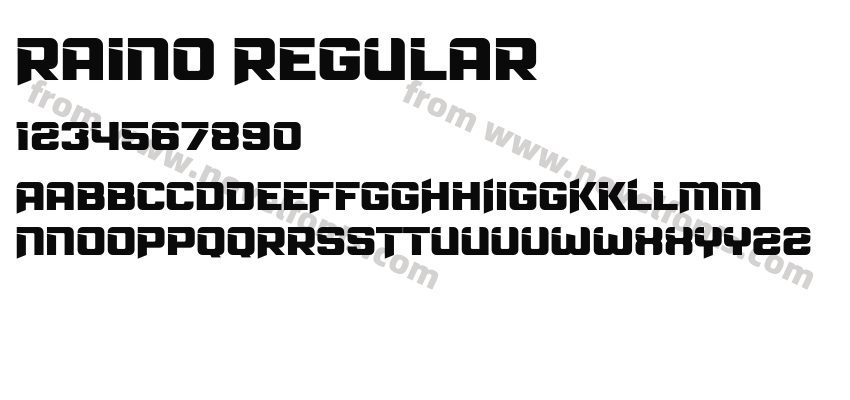 Raino RegularPreview