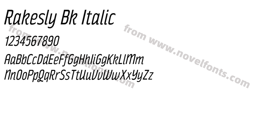 Rakesly Bk ItalicPreview