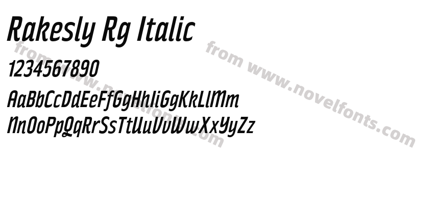 Rakesly Rg ItalicPreview