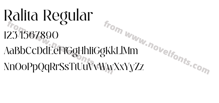 Ralita RegularPreview