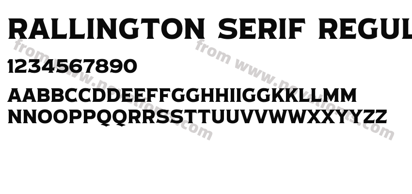Rallington Serif RegularPreview