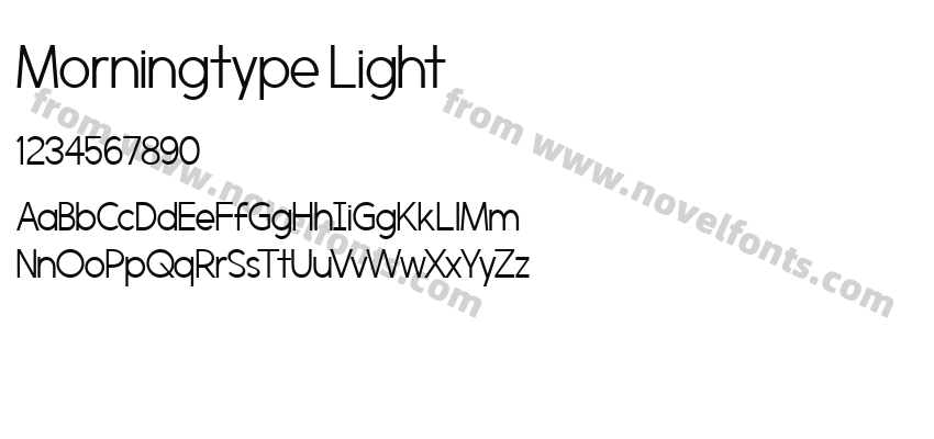 Morningtype LightPreview