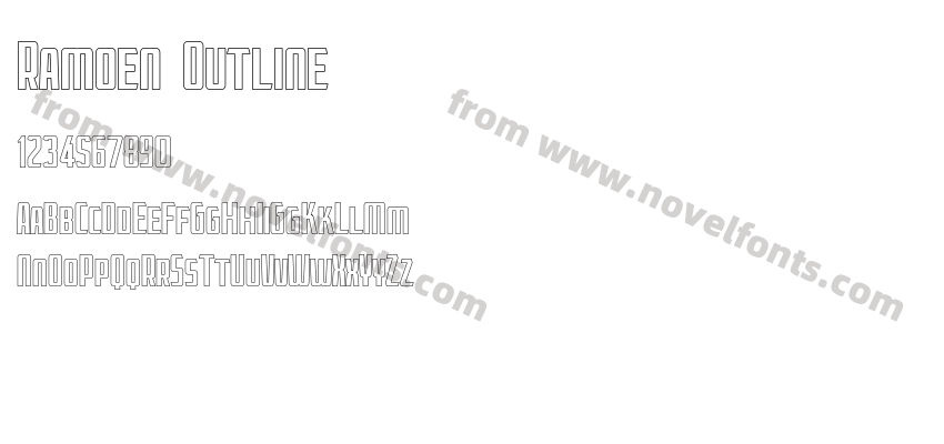 Ramoen OutlinePreview