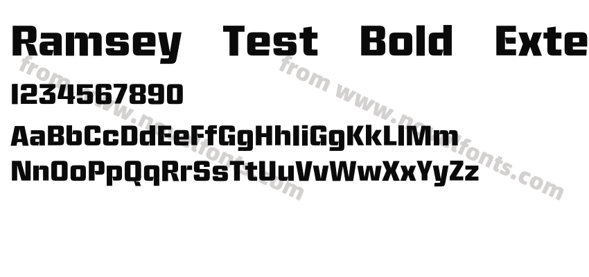 Ramsey Test Bold ExtendedPreview