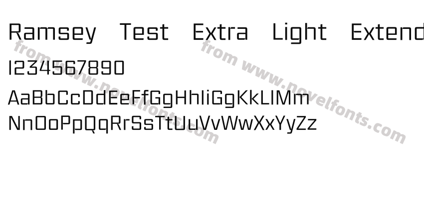 Ramsey Test Extra Light ExtendedPreview
