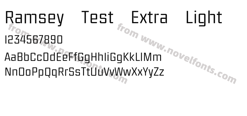 Ramsey Test Extra LightPreview